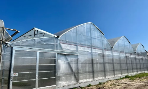 Greenhouse with Storage Area for a Horticultural Facility