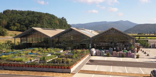 Centra na bazie szklarni